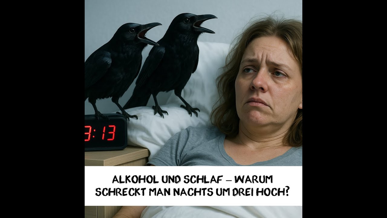 Alkohol und Schlaf – warum schreckt man nachts um drei hoch?