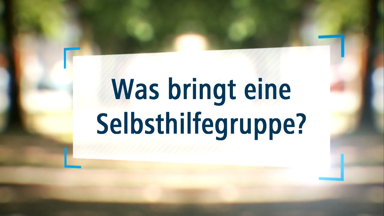 Der Trocken-Doc: Was bringt eine Selbsthilfegruppe