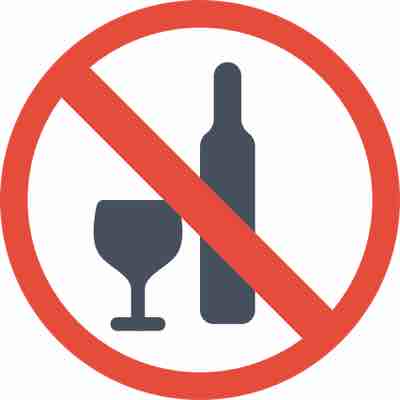 Grafik kein Alkohol