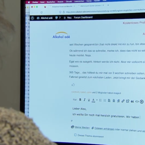 ORF: Reportage über Gaby Guzek und Alkohol adé