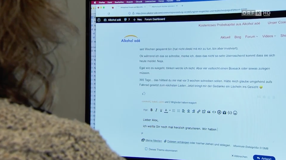 ORF: Reportage über Gaby Guzek und Alkohol adé