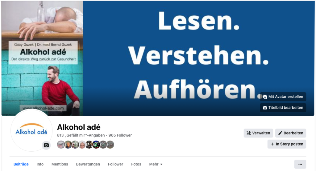 Alkohol adé in den sozialen Medien