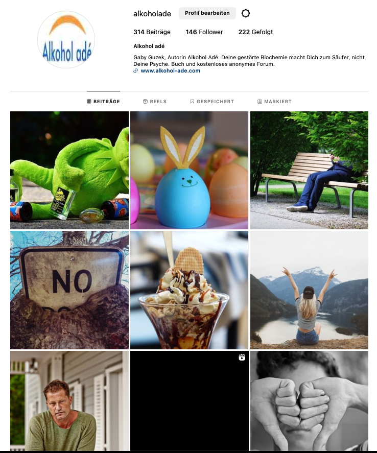Alkohol adé in den sozialen Medien