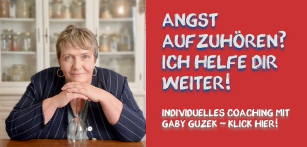 Angst aufzuhören Banner Coaching AA