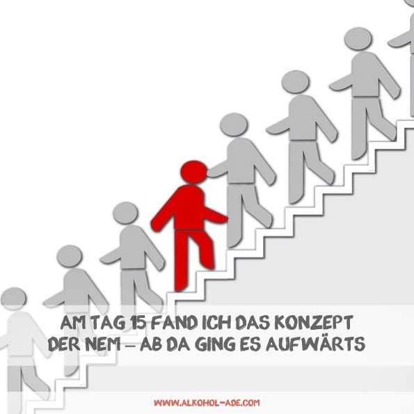 Am Tag 15 fand ich das Konzept der NEM – ab da ging es aufwärts