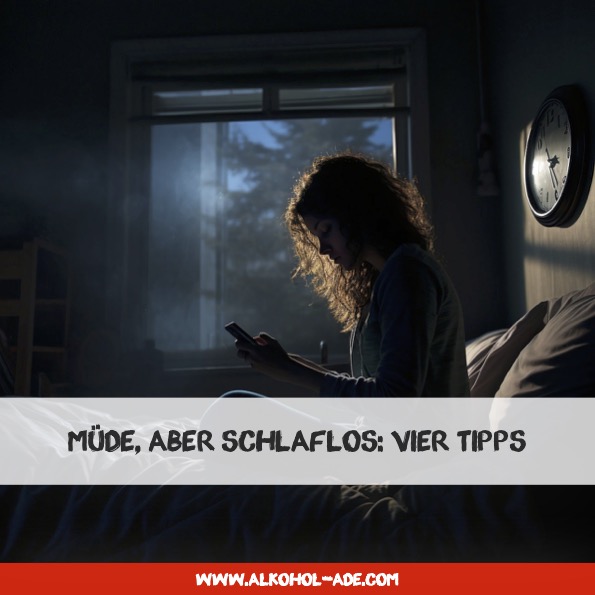 Müde, aber schlaflos: Vier Tipps