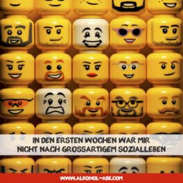 In den ersten Wochen war mir nicht nach großartigem Sozialleben