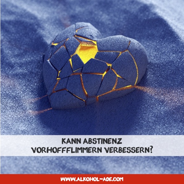 Kann Abstinenz Vorhoffflimmern verbessern?