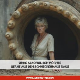 Ohne Alkohol- Ich möchte  gerne aus dem Schneckenhaus raus