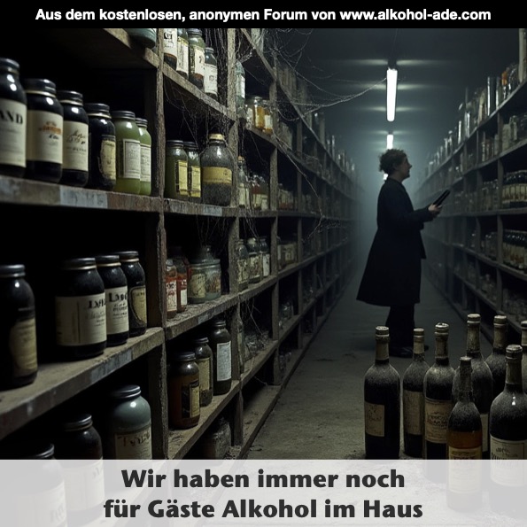 Bei uns nimmt jeder nach dem Grillen den Alkohol wieder mit