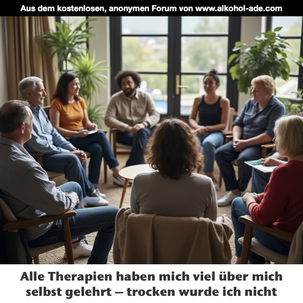 Alle Therapien haben mich viel über mich selbst gelehrt – trocken wurde ich nicht Alle Therapien haben mich viel über mich selbst gelehrt – trocken wurde ich nicht