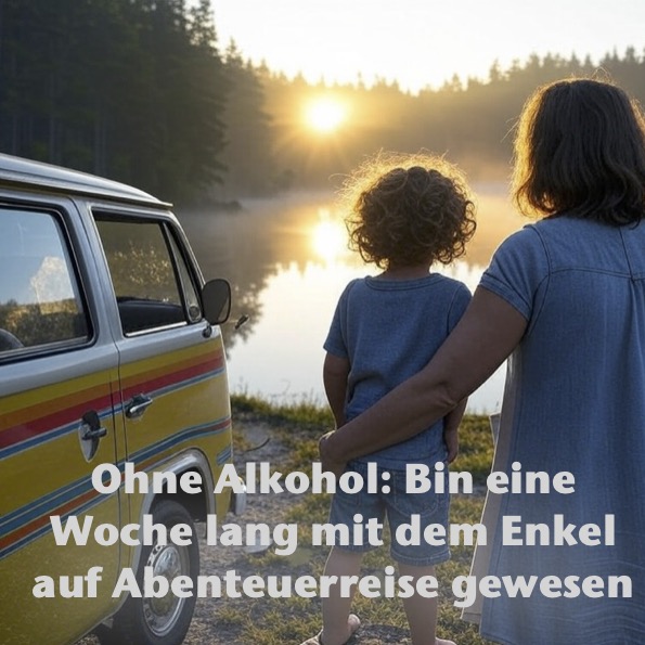 Ohne Alkohol: Bin eine Woche lang mit dem Enkel auf Abenteuerreise gewesen Ohne Alkohol: Bin eine Woche lang mit dem Enkel auf Abenteuerreise gewesen