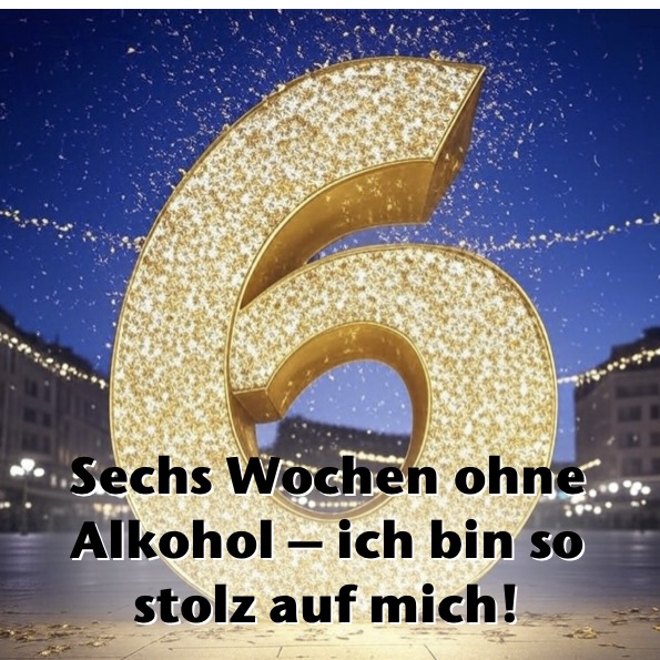 Sechs Wochen ohne Alkohol – ich bin so stolz auf mich!