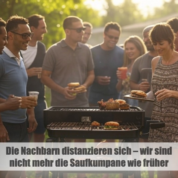 Die Nachbarn distanzieren sich – wir sind nicht mehr die Saufkumpane wie früher