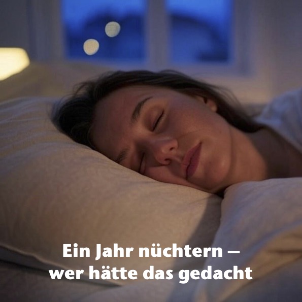 Ein Jahr nüchtern - wer hätte das gedacht!