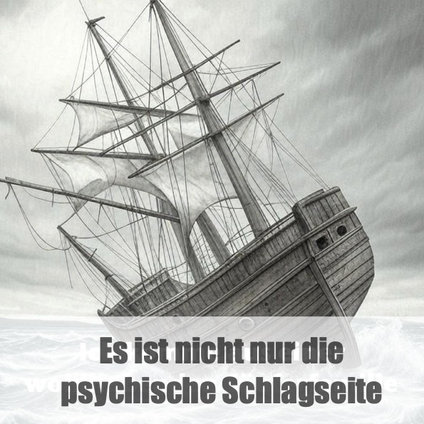 Es ist nicht nur die psychische Schlagseite