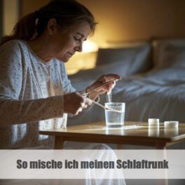 So mische ich meinen Schlaftrunk