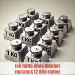 Ich hatte ohne Alkohol ruckzuck 12 Kilo runter