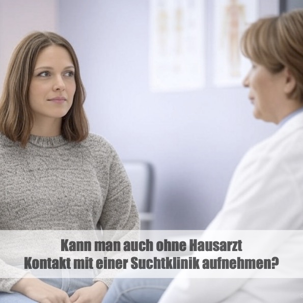Kann man auch ohne Hausarzt Kontakt mit einer Suchtklinik aufnehmen?