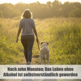 Nach zehn Monaten- Das Leben ohne Alkohol ist selbstverständlich geworden
