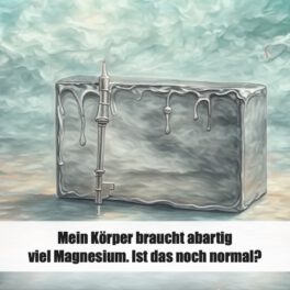 Mein Körper braucht abartig viel Magnesium. Ist das noch normal?