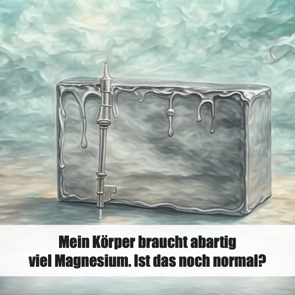Mein Körper braucht abartig viel Magnesium. Ist das noch normal?