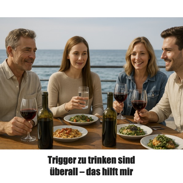 Trigger zu trinken sind überall – das hilft mir