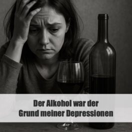 Der Alkohol war der Grund meiner Depressionen