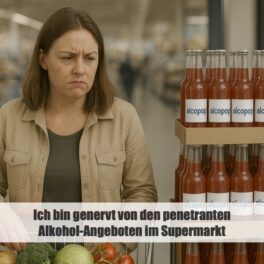 Ich bin genervt von den penetranten Alkohol-Angeboten im Supermarkt