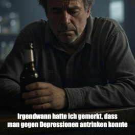 Irgendwann hatte ich gemerkt, dass man gegen Depressionen antrinken konnte