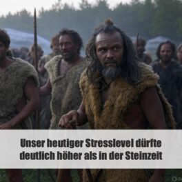 Unser heutiger Stresslevel dürfte deutlich höher als in der Steinzeit