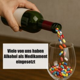 Viele von uns haben Alkohol als Medikament eingesetzt
