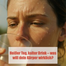 Heißer Tag, kalter Drink – was will dein Körper wirklich?