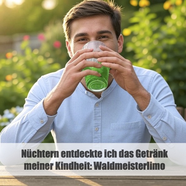 Vor drei Jahren kaufte ich mir fast als erstes Waldmeistersirup - und es funktionierte.
