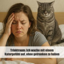 Trinktraum- Ich wache mit einem Katergefühl auf, ohne getrunken zu haben