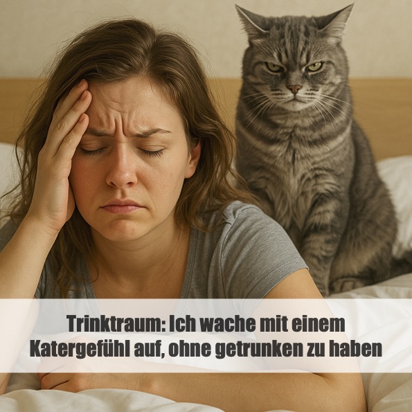 Ich wache mit einem Katergefühl auf, ohne getrunken zu haben