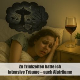 Zu Trinkzeiten hatte ich intensive Träume – auch Alpträume