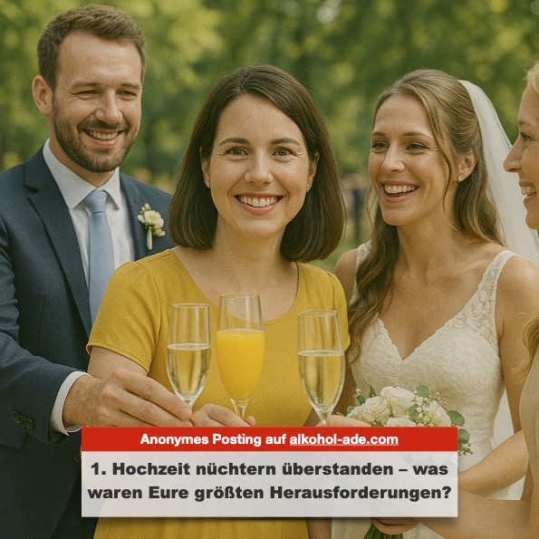 Ich habe so viele Menschen kennenlernen dürfen die aus dem unterschiedlichsten Gründen auch nicht trinken.