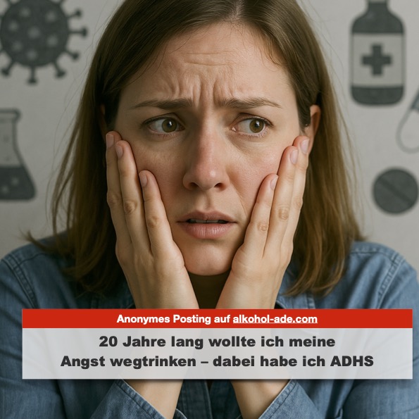 Ich leide seit über 20 Jahren an Hypochondrie und versuchte halt meine Angst und Panik irgendwie wegzutrinken.