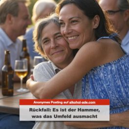 Rückfall- Es ist der Hammer, was das Umfeld ausmacht