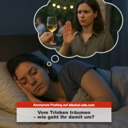 Vom Trinken träumen – wie geht Ihr damit um?