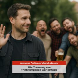 Die Trennung von Trinkkumpanen war einfach