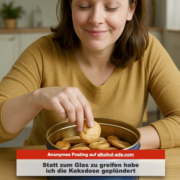 Langsam habe ich mir die Süssigkeiten wieder abgewöhnt