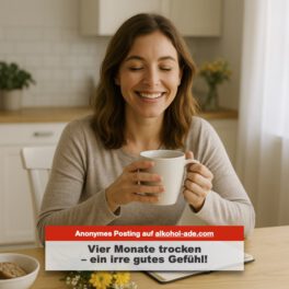 Vier Monate trocken – ein irre gutes Gefühl!