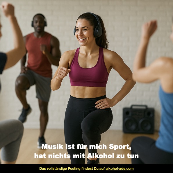 Fitnesstrainerin vor ihrer Trainingsgruppe