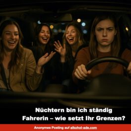Nüchtern bin ich ständig Fahrer – wie setzt Ihr Grenzen?