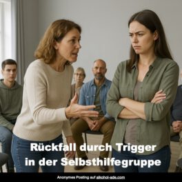 Rückfall durch Trigger in der Selbsthilfegruppe