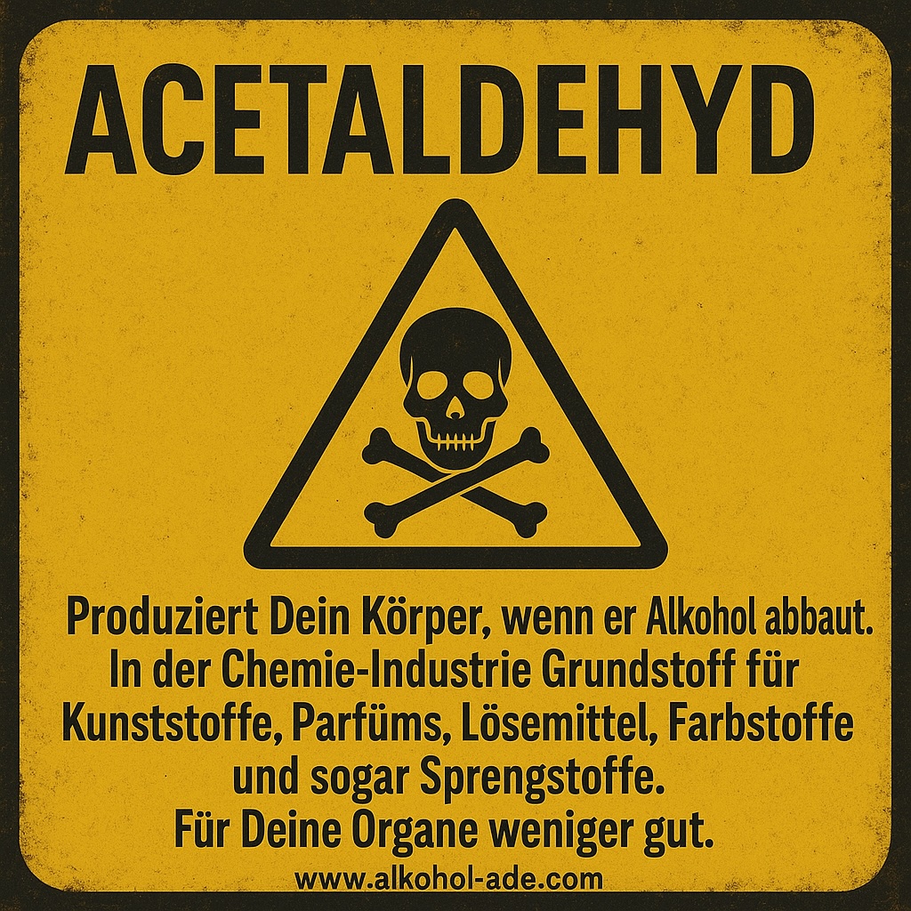 Warnschild Acetaldehyd