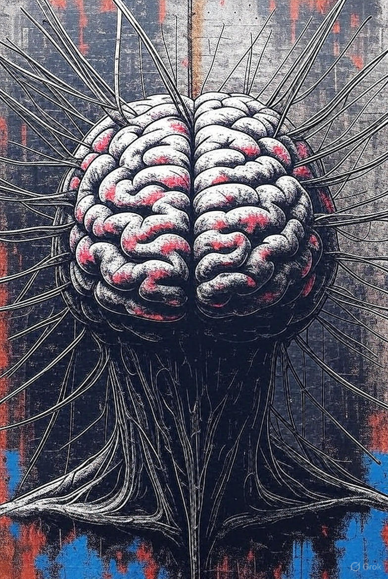 Energiemangel im Nervensystem. Künstlerische Annäherung.