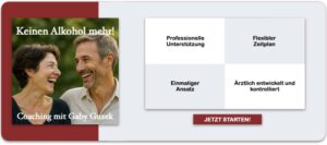 Anzeige für Coachingprogramm mit Gaby Guzek